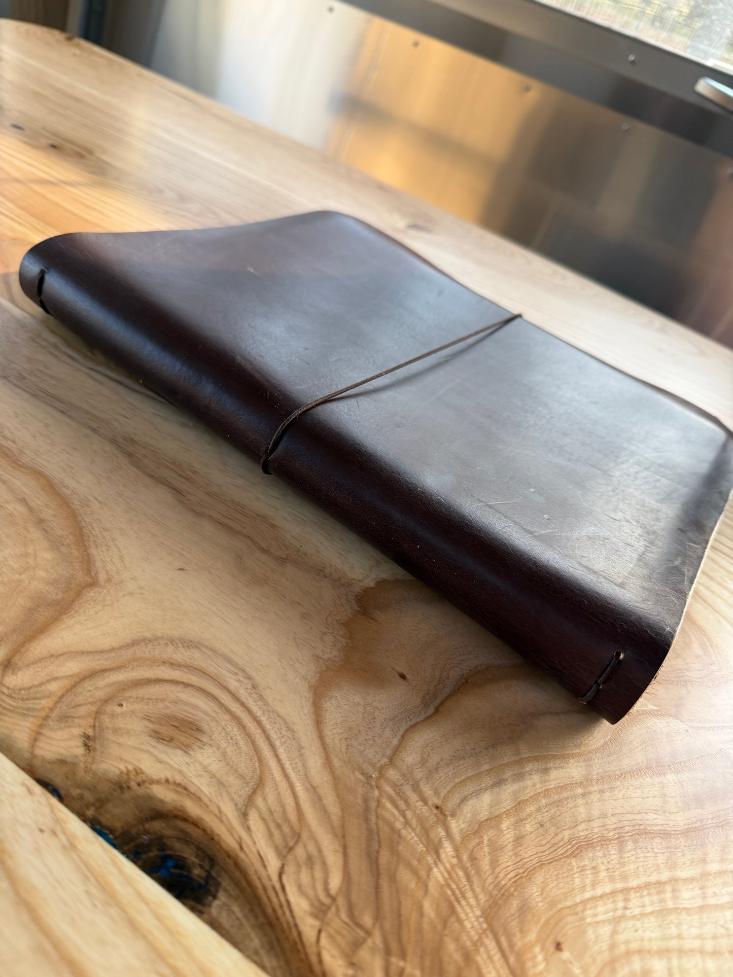 Yosemite Letter Leather Journal Cover — Midori Style
